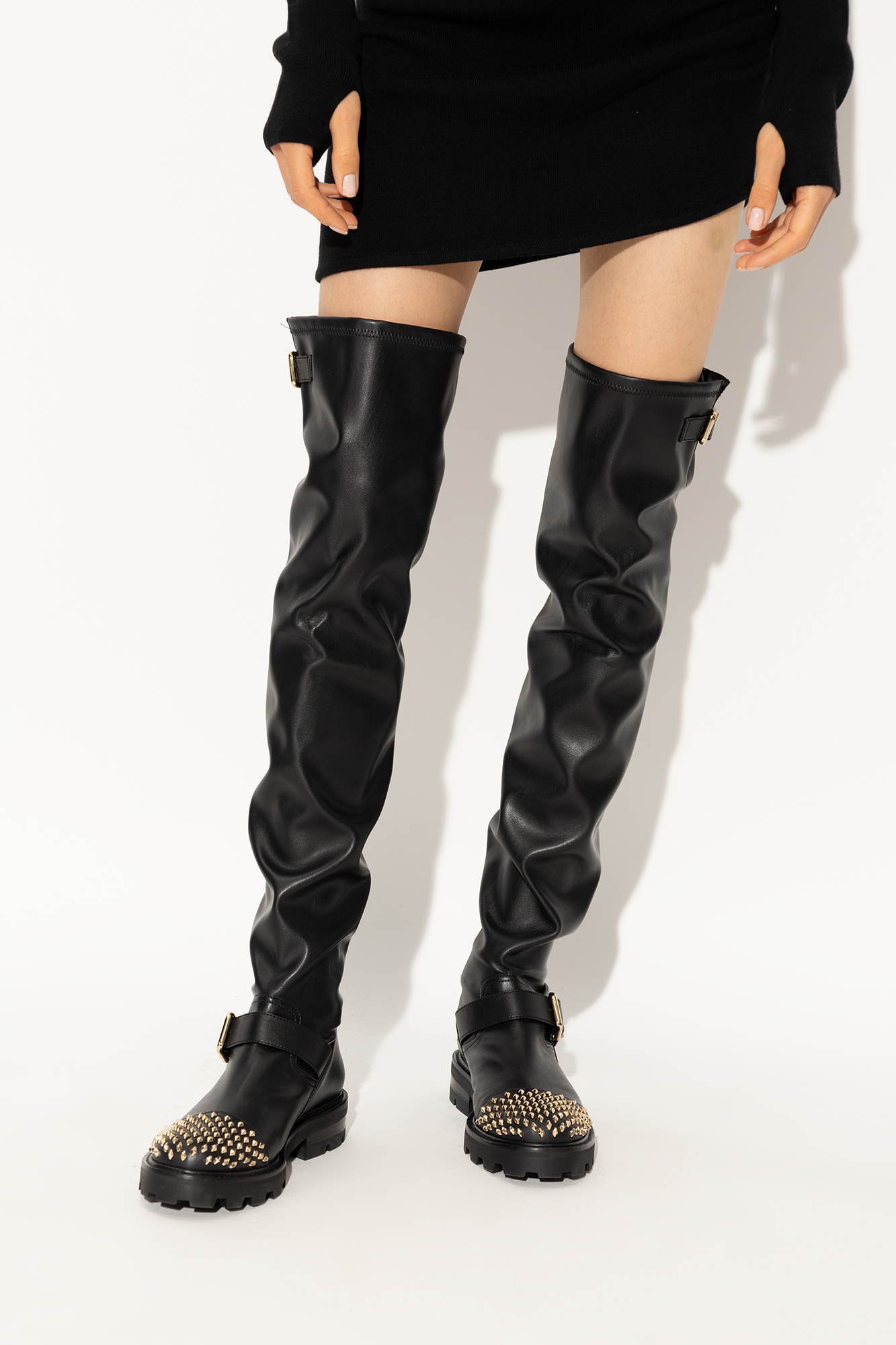 Jimmy choo boots over the knee on sale